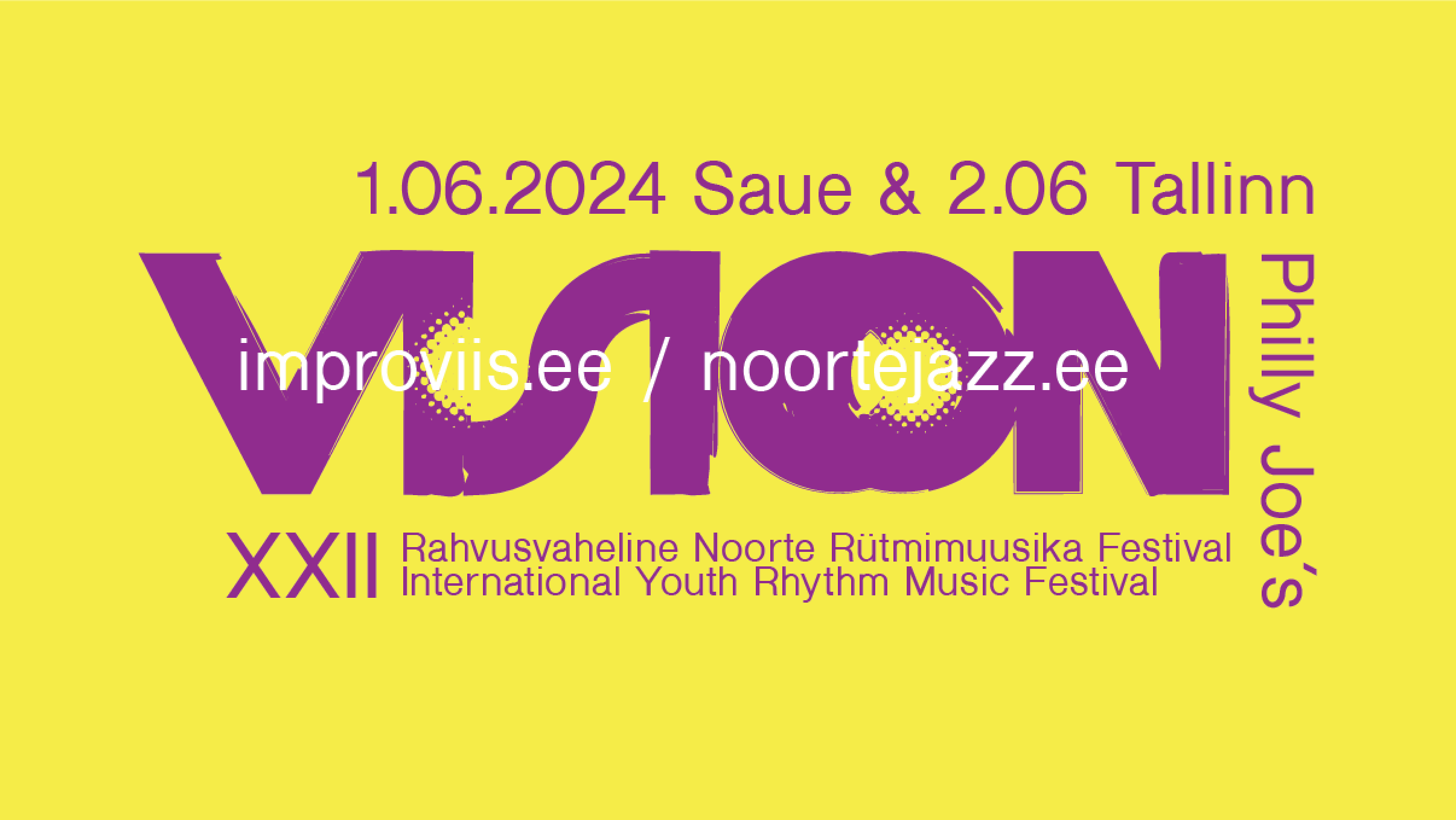 Ootame ansambleid osalema XXII Rahvusvahelisele Noorte Rütmimuusika Festivalile Visioon 1.-2.juuni 2024.a. Registreerimiseks täida vorm: https://docs.google.com